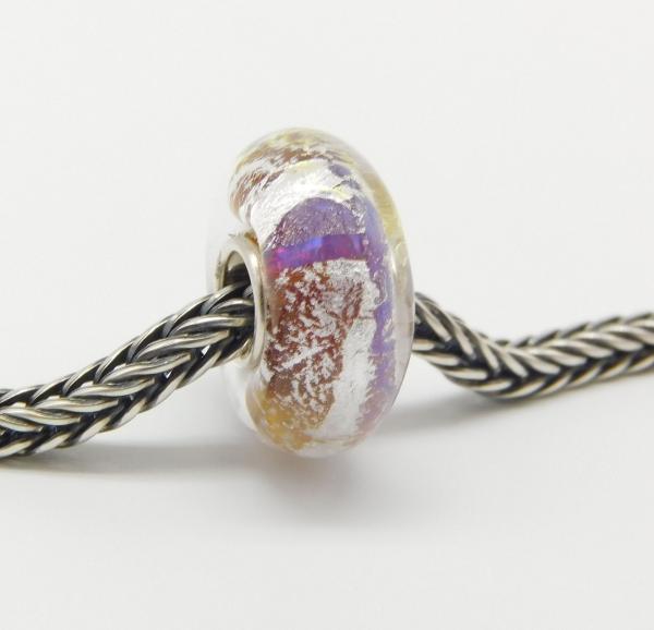 Halo Earthbead Snow - Elfbeads Glas - Originalfoto